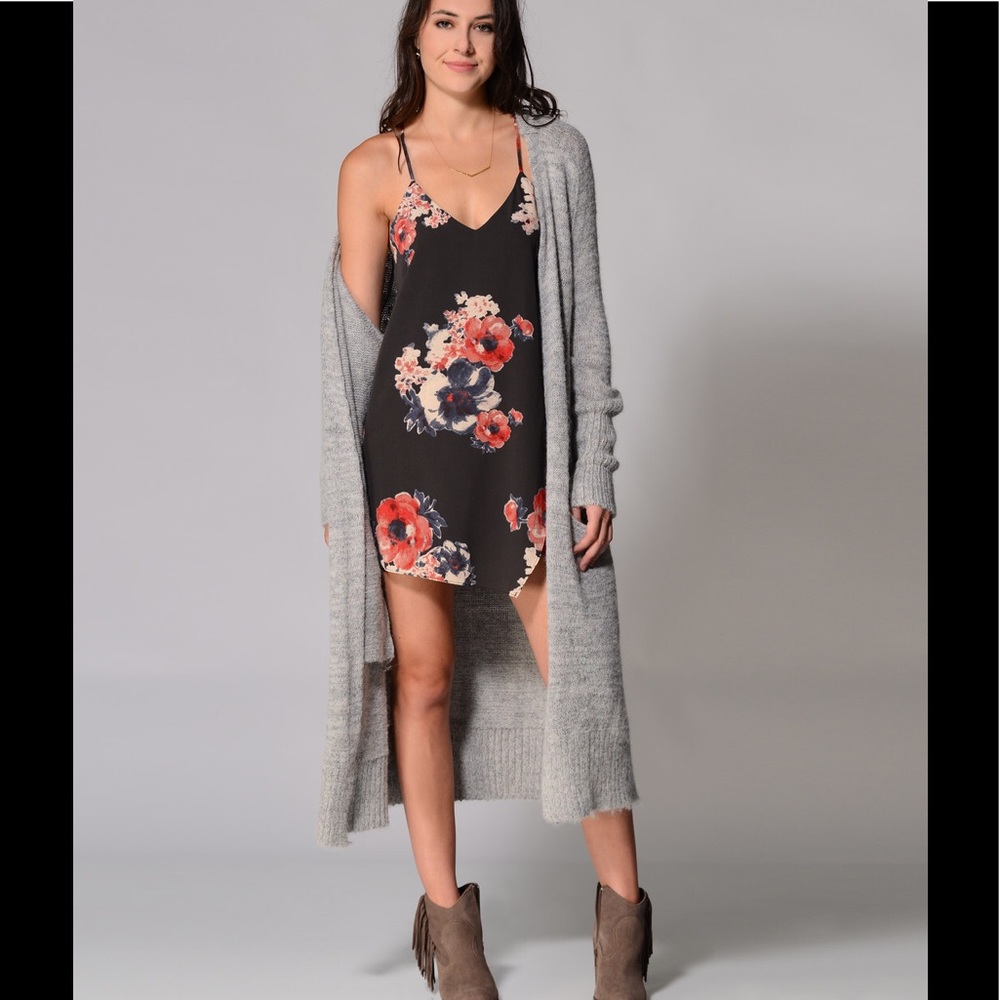 New Free People Cascades Floral Mini Dress Size L